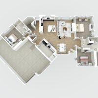 Main level floor plan of 2057 Sienna Creek Ct in Grand Junction, Colorado