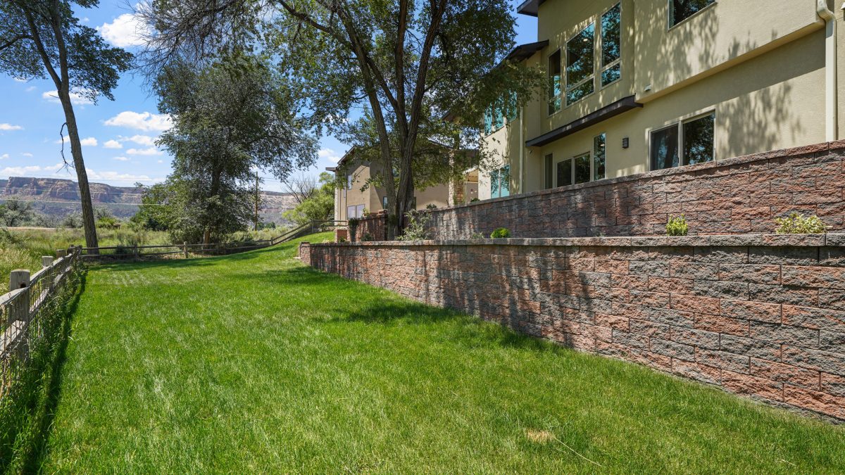 Year-round creek with views toward the Colorado National Monument in Grand Junction