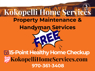 15 point healthy home checkup in Grand Junction Colorado handyman inspection