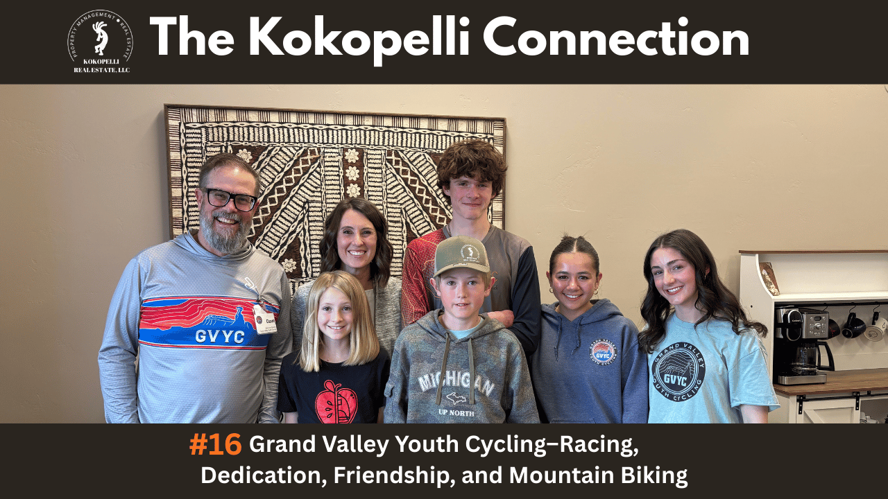 The Kokopelli Connection Podcast cover featuring Grand Junction Colorado lifestyle and community